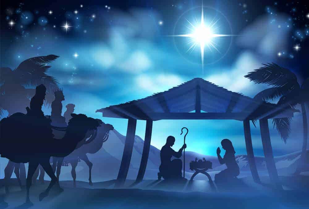 The Three Kings From the East Visit Baby Jesus